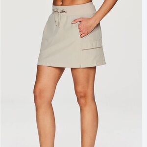 RBX Women’s Tan Drawstring Cargo Skort Size XL